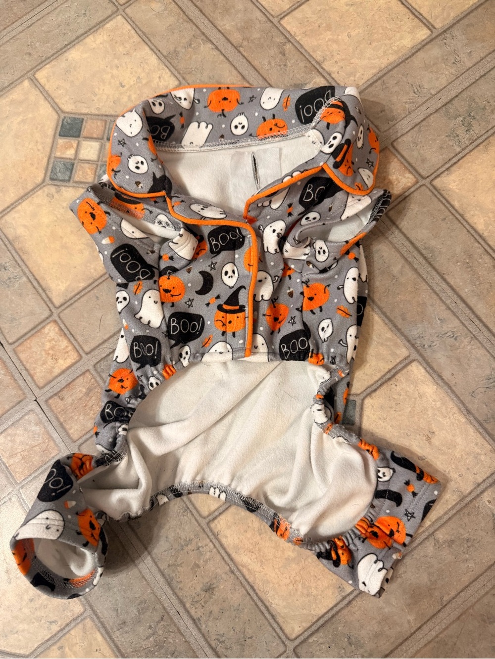 Halloween Spooky Dog Coat style Pajamas